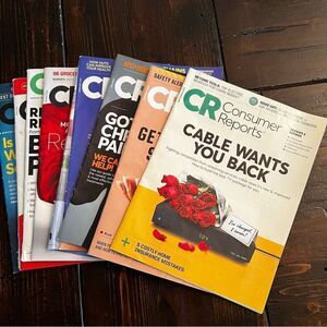 Consumer Reports 2018 & 2019 (Set of 10)